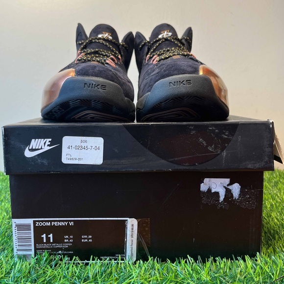 nike zoom penny 6 copper